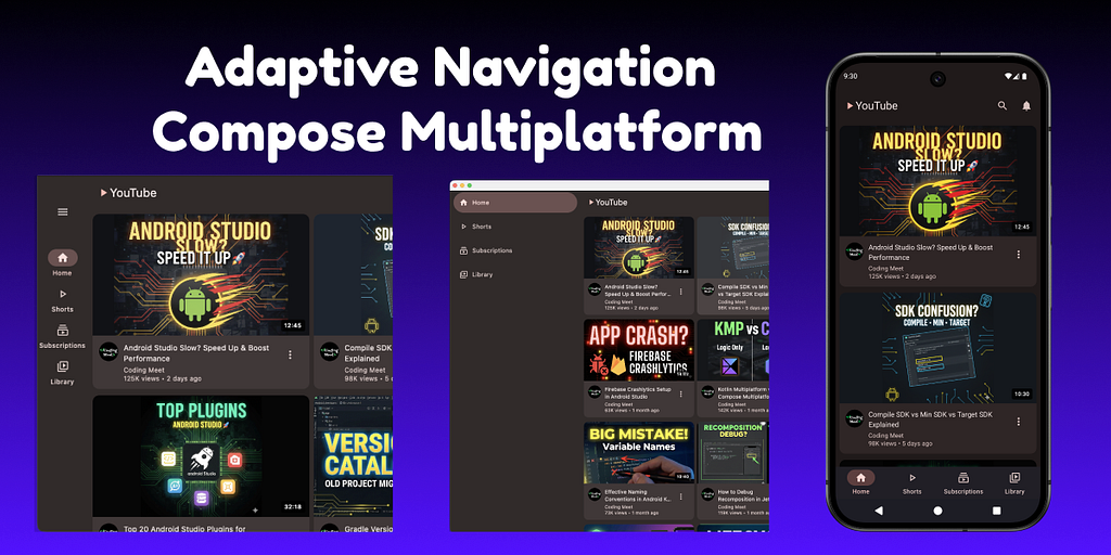 Building a Fully Adaptive Navigation System in Compose Multiplatform (KMP)