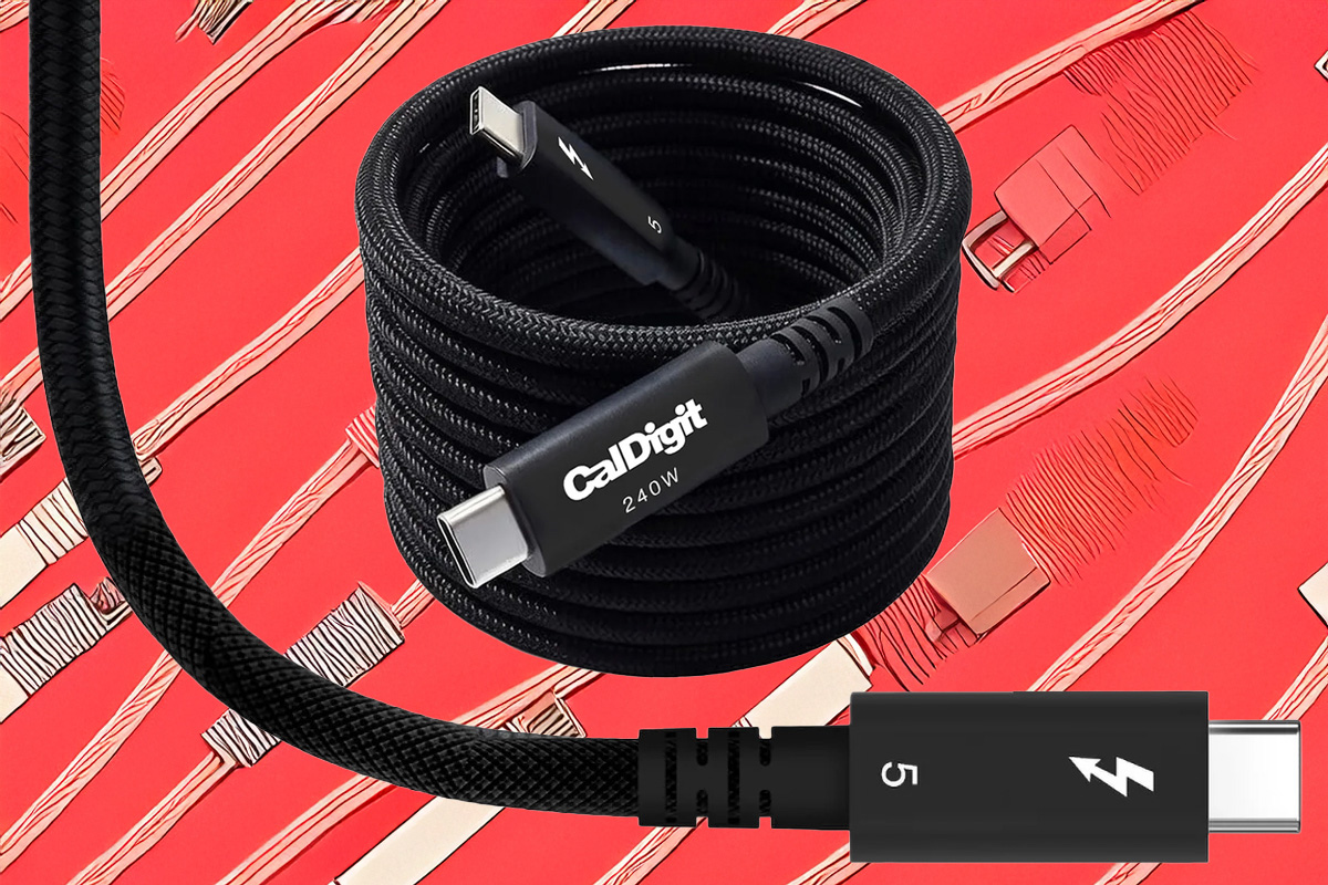 This 6.5-foot Thunderbolt 5 cable is the first and fastest of its kind