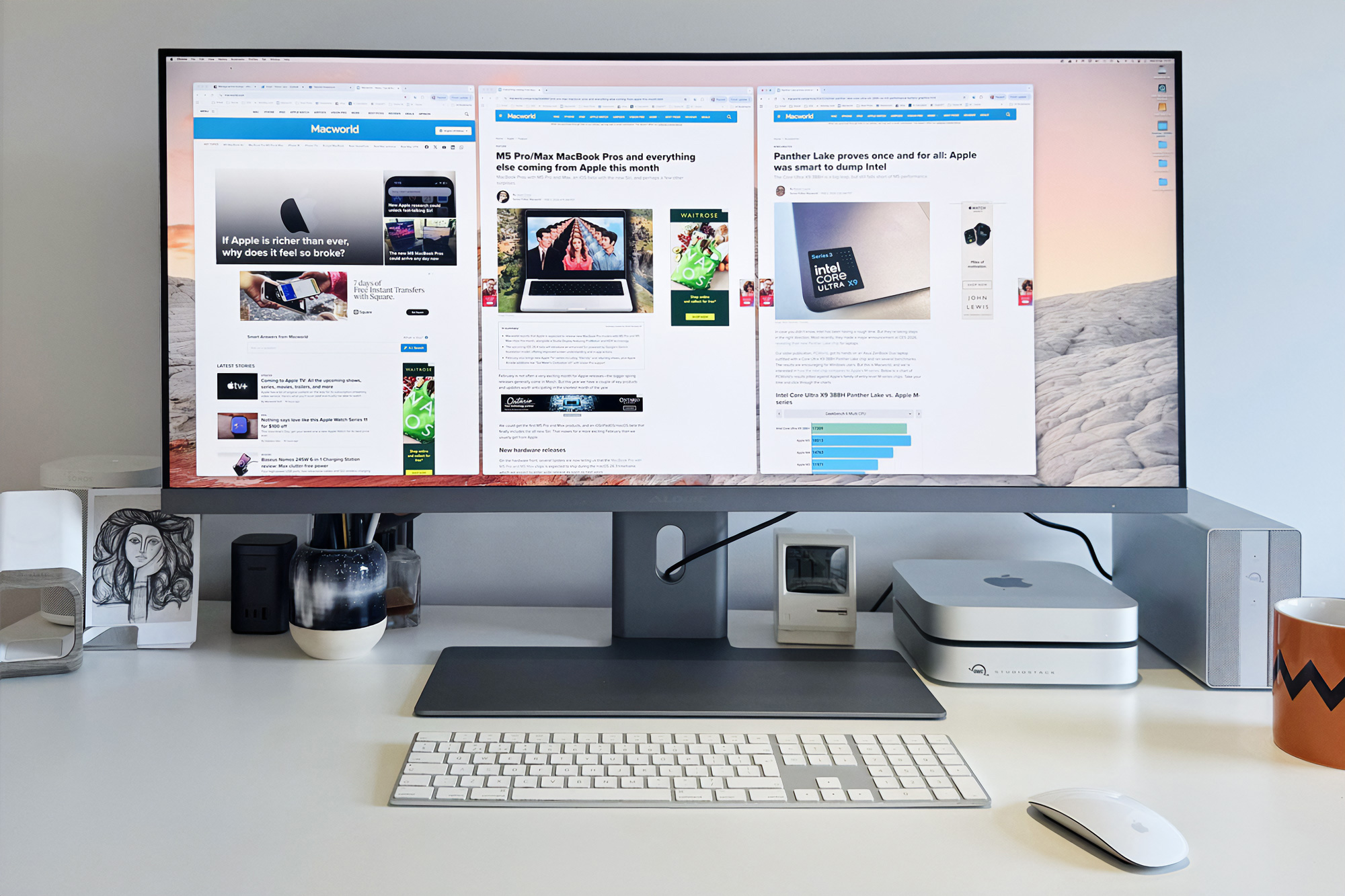 Alogic Edge 40-inch 5K2K Review: One high-res monitor that beats two