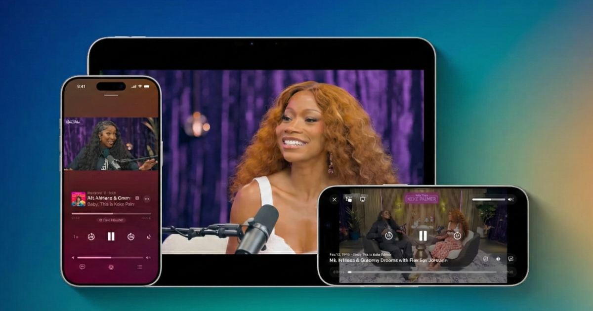 iOS 26.4 Beta 1 Adds Video Podcasts, RCS Encryption, and Playlist Playground