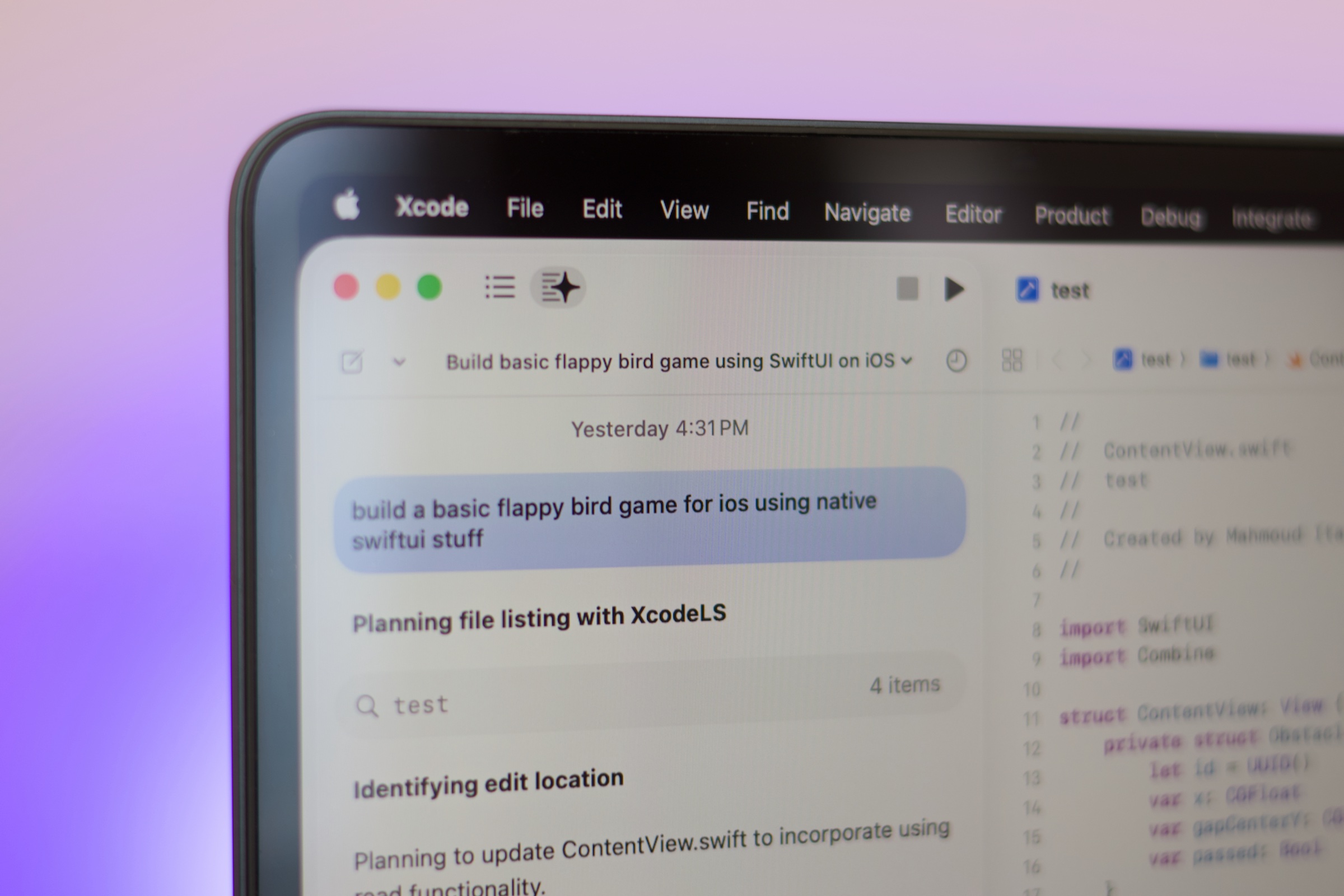 I built a Flappy Bird clone in minutes with Apple’s free AI agent