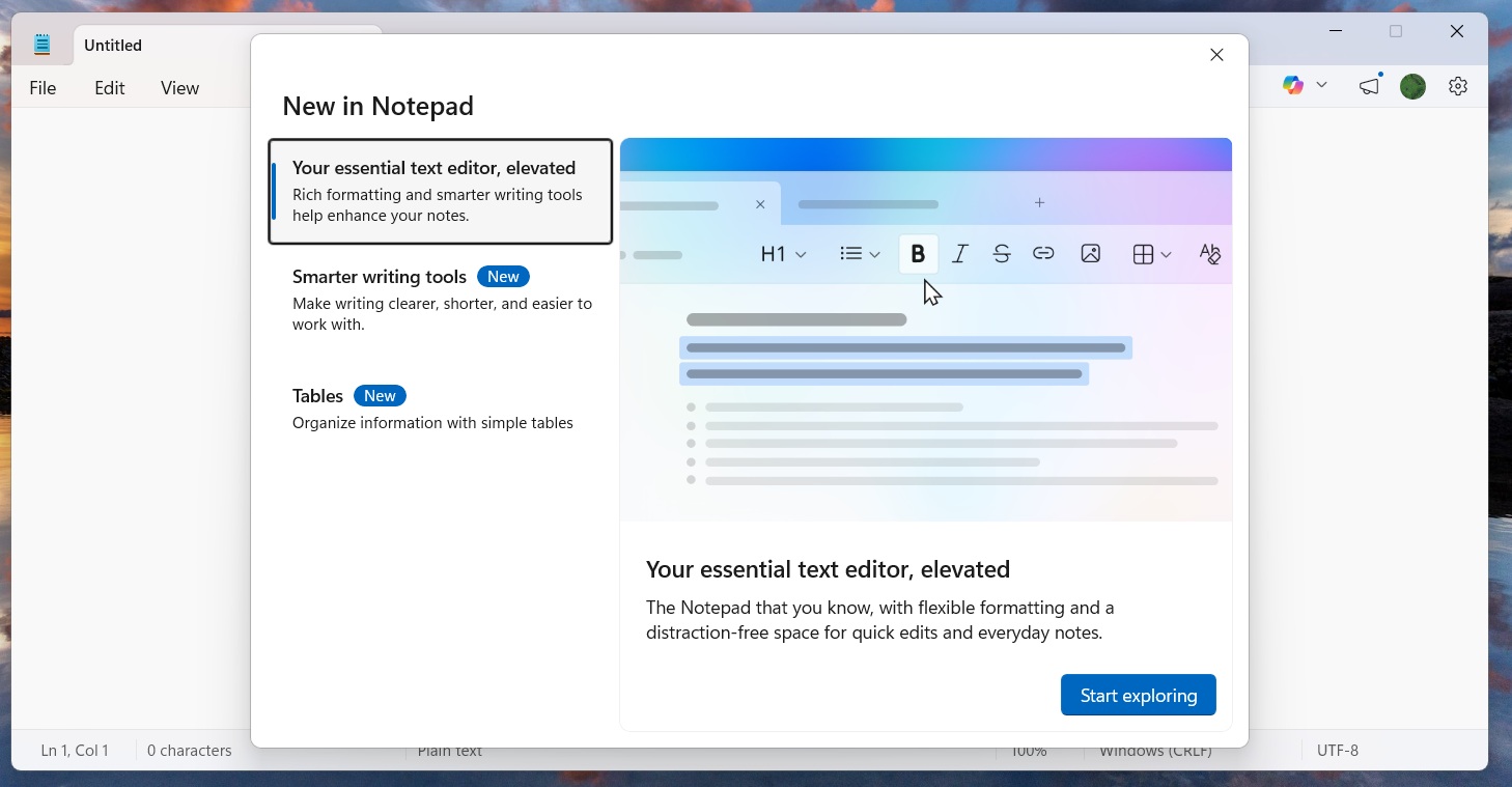 Exclusive: Microsoft is adding image support to Notepad on Windows 11