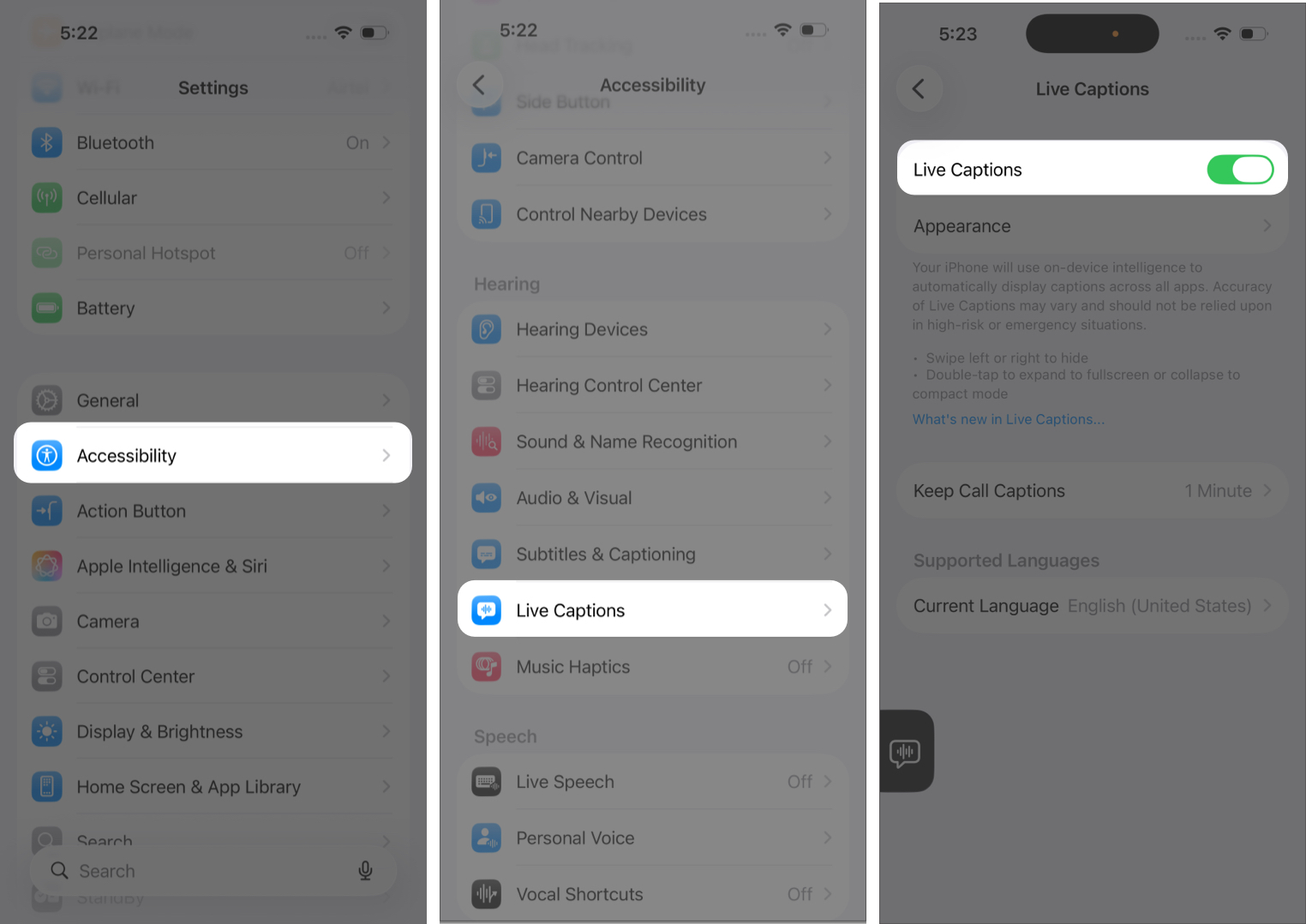 How to Enable and Use Live Captions on iPhone, iPad, and Mac