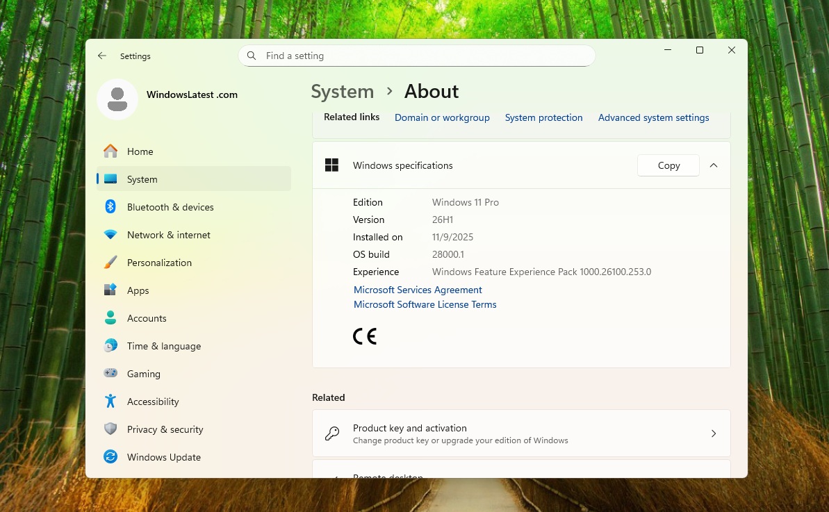 Microsoft releases Windows 11 26H1, but it’s not for existing PCs. Windows 11 26H2 is coming for all PCs