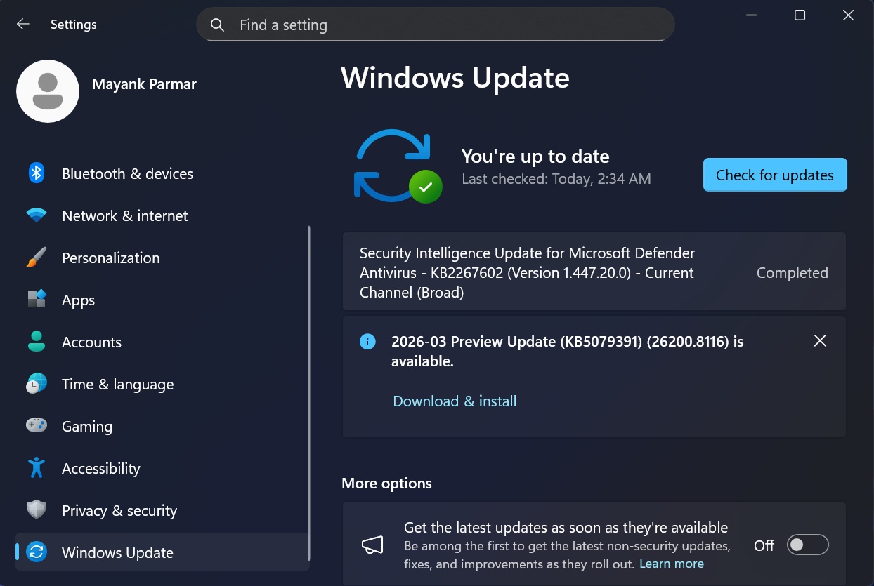 Windows 11 KB5079391 out with features, direct download links for offline installers (.msu)