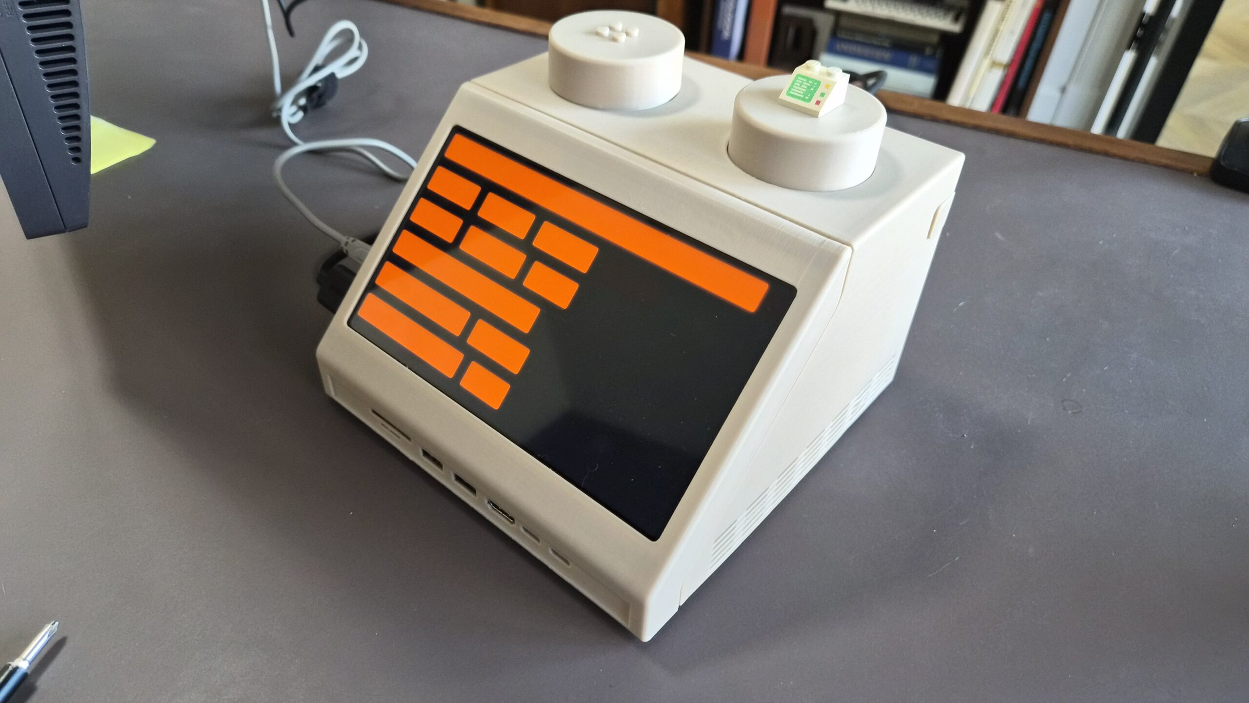 This giant Lego brick is an actual working Mac