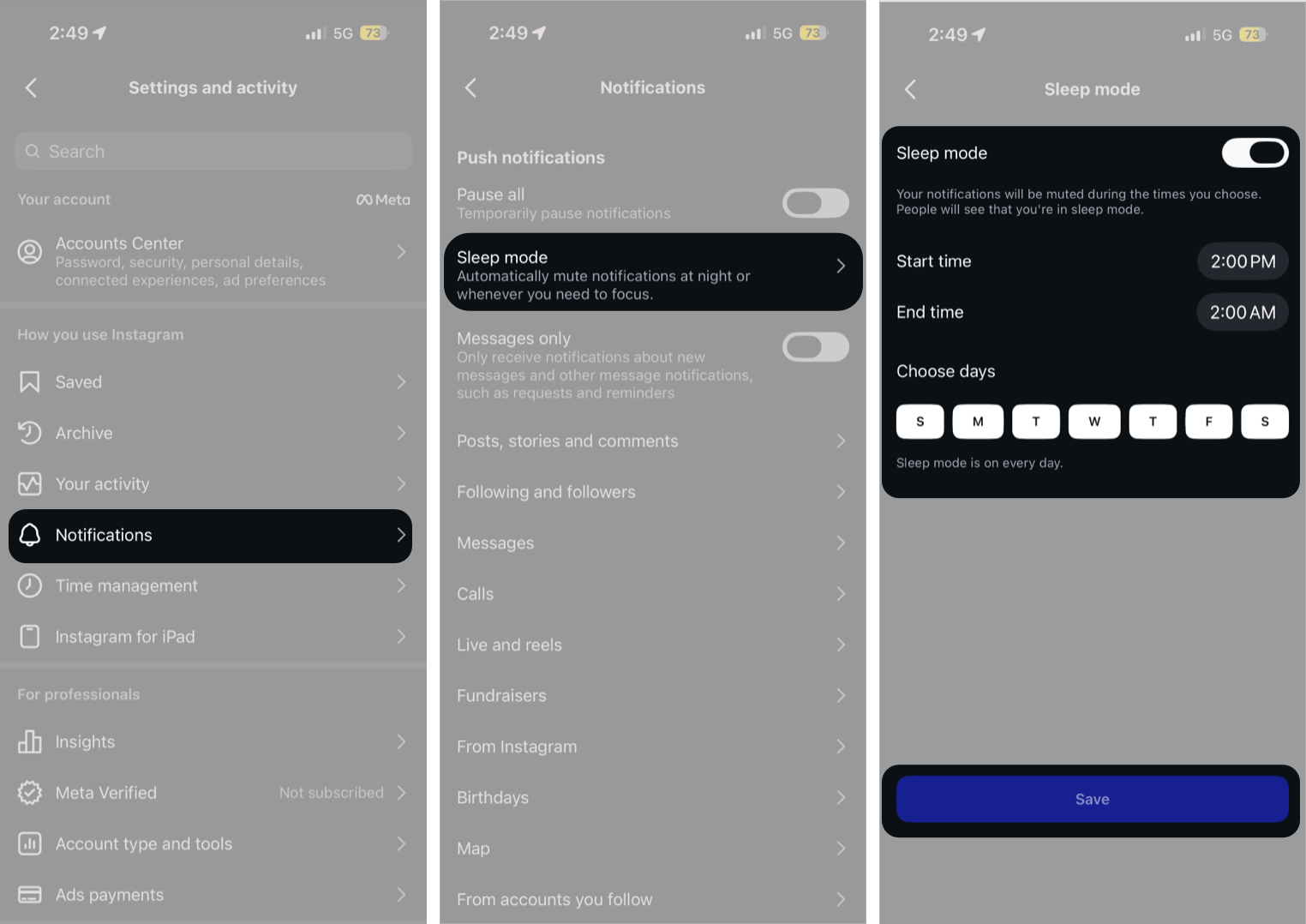 What Is Sleep Mode on Instagram and How to Use It (Complete Guide)