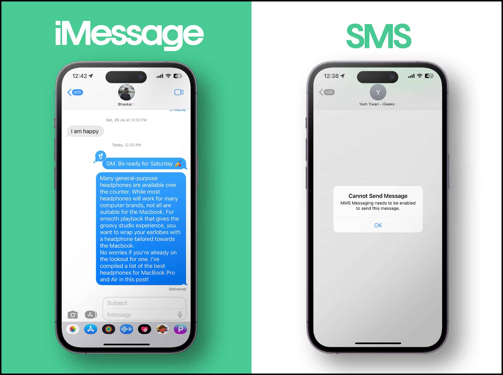 iMessage vs SMS: Key Differences You Need to Know